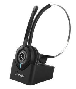 Black WIldix VOIP Cordless Headset